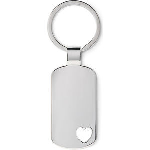 Key Ring With Heart Detail