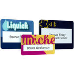 Gloss acrylic faced reusable window badges