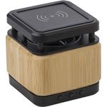 Bamboo wireless speaker 3W wireless charger 3W