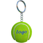 Tennis ball keyring