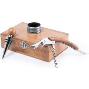 Bamboo wine set 3 pcs