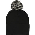 Acrylic Beanie with Pom Pom
