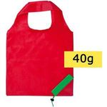 Foldable shopping bag with pouch