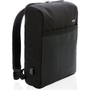 Swiss Peak 15 Inch Anti Theft RFID USB Backpack PVC Free