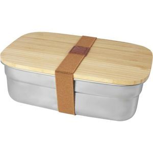 Seasons Tite stainless steel lunch box with bamboo lid