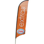 Medium Winder Feather Flag Banner With Cross Base