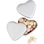 Heart Tin Box With Candies