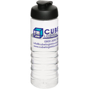 H2O ACTIVE Treble 750 ml flip lid sport bottle