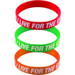 Silicone Wristbands - Glow in the Dark - Printed (Express)