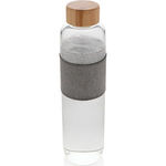 XD Collection Impact Borosilicate Glass Bottle With Bamboo Lid