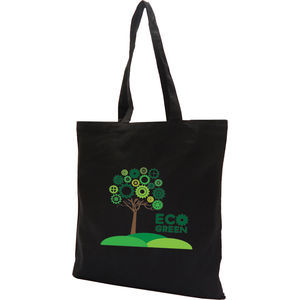 10oz Black Dyed Canvas Shopper Bag