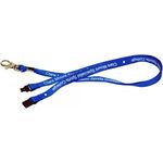10mm Flat Weave Nylon Lanyard