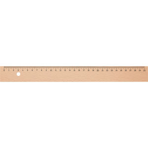 Green & Good Wooden Ruler 30cm - Sustainable