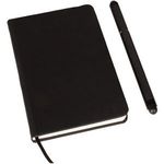 Notebook approx. A6 ball pen with cap touch pen