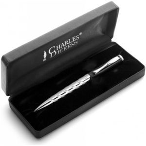 Charles Dickens ball pen in case