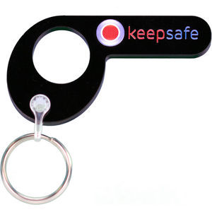 KeepSafe Digit Single Sided Keyring
