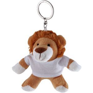 Plush lion keyring Rex
