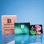 17.5cm x 12.5cm x 5mm Clear Glass Bevelled Rectangle with Easel Backing