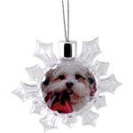 Snowflake Ornament - Clear (Full Colour Print)