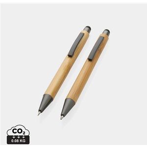 XD Collection Bamboo Modern Pen Set In Box