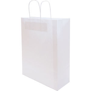 Hardwick 100 GSM Ribbed Large Kraft Paper Bag