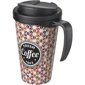 Brite-americano grande 350 ml mug with spill-proof lid