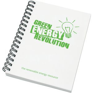 Enviro-Smart - A6 White Cover Wiro-Bound Pad