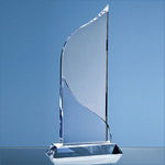 28cm Optical Crystal Grand Bleu Award