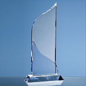 28cm Optical Crystal Grand Bleu Award