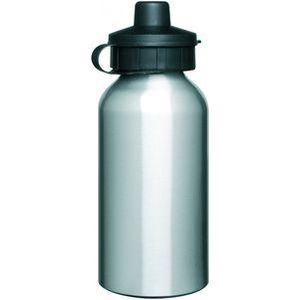 Aluminium 600ml Silver Drink Bottle