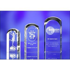 3d Laser Engraved Award / Paperweight Tower
