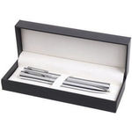 Jupiter Set - Hi-Chrome ball pen and roller ball set in a Hi-Line Box