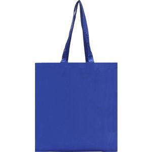 Blue Non Woven Polypropylene Carrier Bag No Gusset