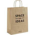 Small Kraft Paper Carrier Bag with Twisted Handles