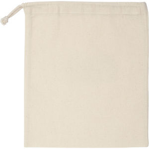 Drake Natural Cotton Drawstring Bag