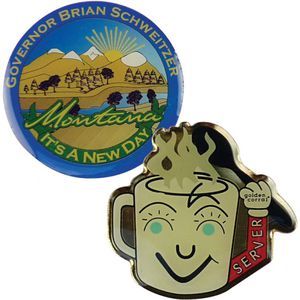 Printed Steel Badge (60mm)