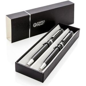 Swiss Peak writing set ball pen and mechanical pencil - Steel
