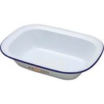 Enamel Oblong Pie Dish (280 x 210 x 65mm)