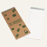 Enviro-Smart - Natural Card Cover Wiro-Bound List Pad