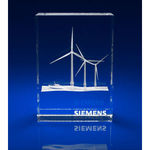 Crystal Glass Energy Award or Trophy